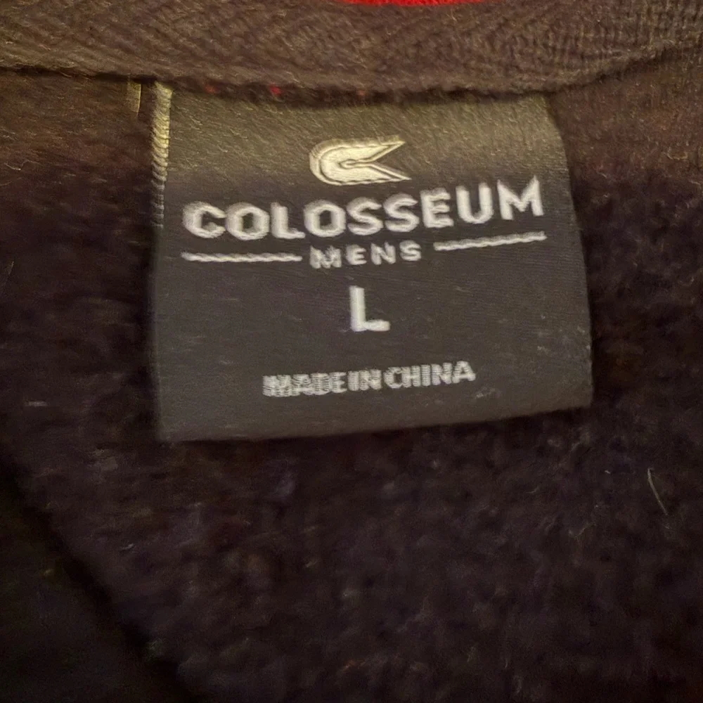 Colosseum Alabama Crimson Tide Black Pullover Hoodie Men’s Large Roll Tide - Picture 2 of 2